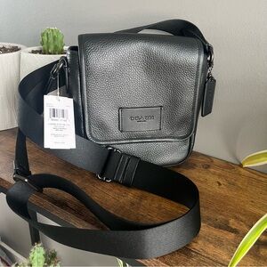 Coach Black Leather Crossbody Bag